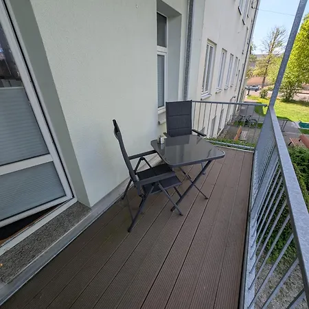 Daire Helles Mit Arbeitsplatz Und Balkon Chemnitz
