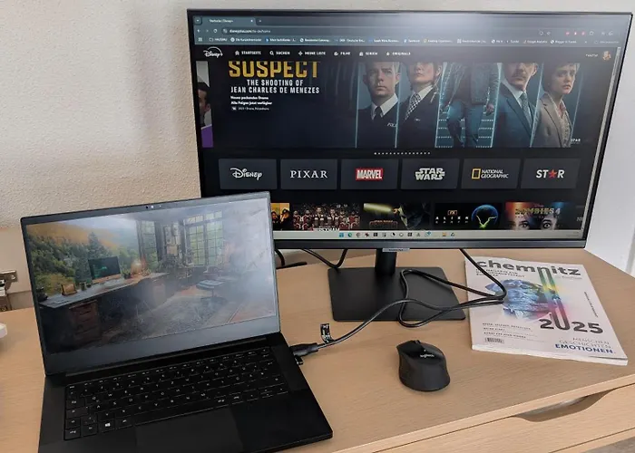 Helles Mit Arbeitsplatz Und Balkon Apartment *